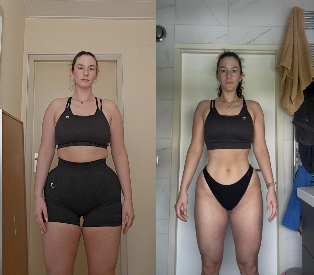 Nicole heeft een complete Recomp gemaakt is -10kg kwijt en kan met trots in de spiegel kijken